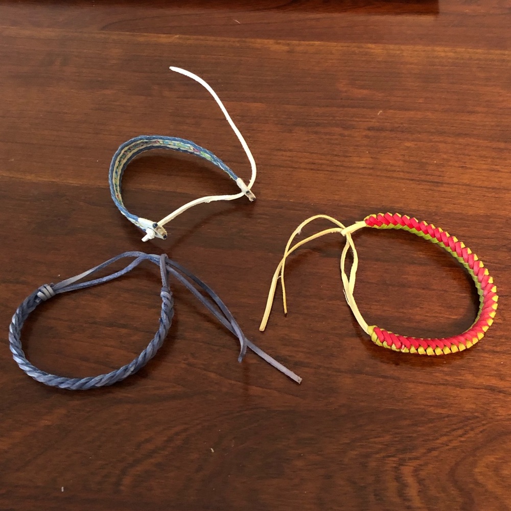 Set Of 3 Assorted Colorful Bracelets - image 3